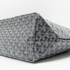 GOYARD SAINT LOUIS PM TOTE BAG GOYARDLINE CANVAS GREY SHW