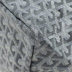 GOYARD SAINT LOUIS PM TOTE BAG GOYARDLINE CANVAS GREY SHW