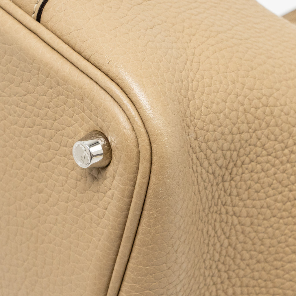 Hermes picotin 18 lock bag clemence Trench SHW