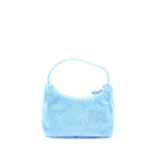 PRADA RE-EDITION 2000 TERRY MINI BAG BLUE SHW