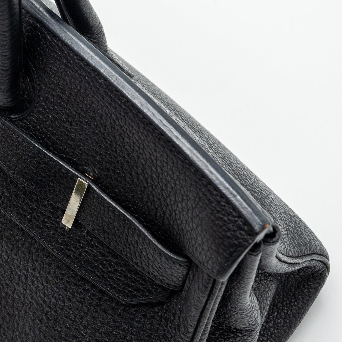 HERMES SHOULDER BIRKIN CLEMENCE BLACK SHW