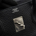 HERMES SHOULDER BIRKIN CLEMENCE BLACK SHW