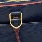 LOUIS VUITTON EPI LEATHER TOTE BAG NAVY
