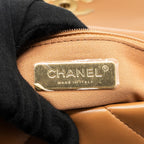 CHANEL SMALL 19 BAG LAMBSKIN CARAMEL MULTICOLOUR HARDWARE (MICROCHIP)