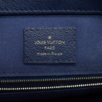 LOUIS VUITTON EPI LEATHER TOTE BAG NAVY