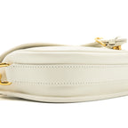 DIOR BOBBY EAST-WEST BAG BOX CALFSKIN WHITE GHW