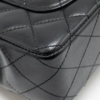CHANEL MINI RECTANGULAR FLAP BAG LAMBSKIN BLACK LGHW