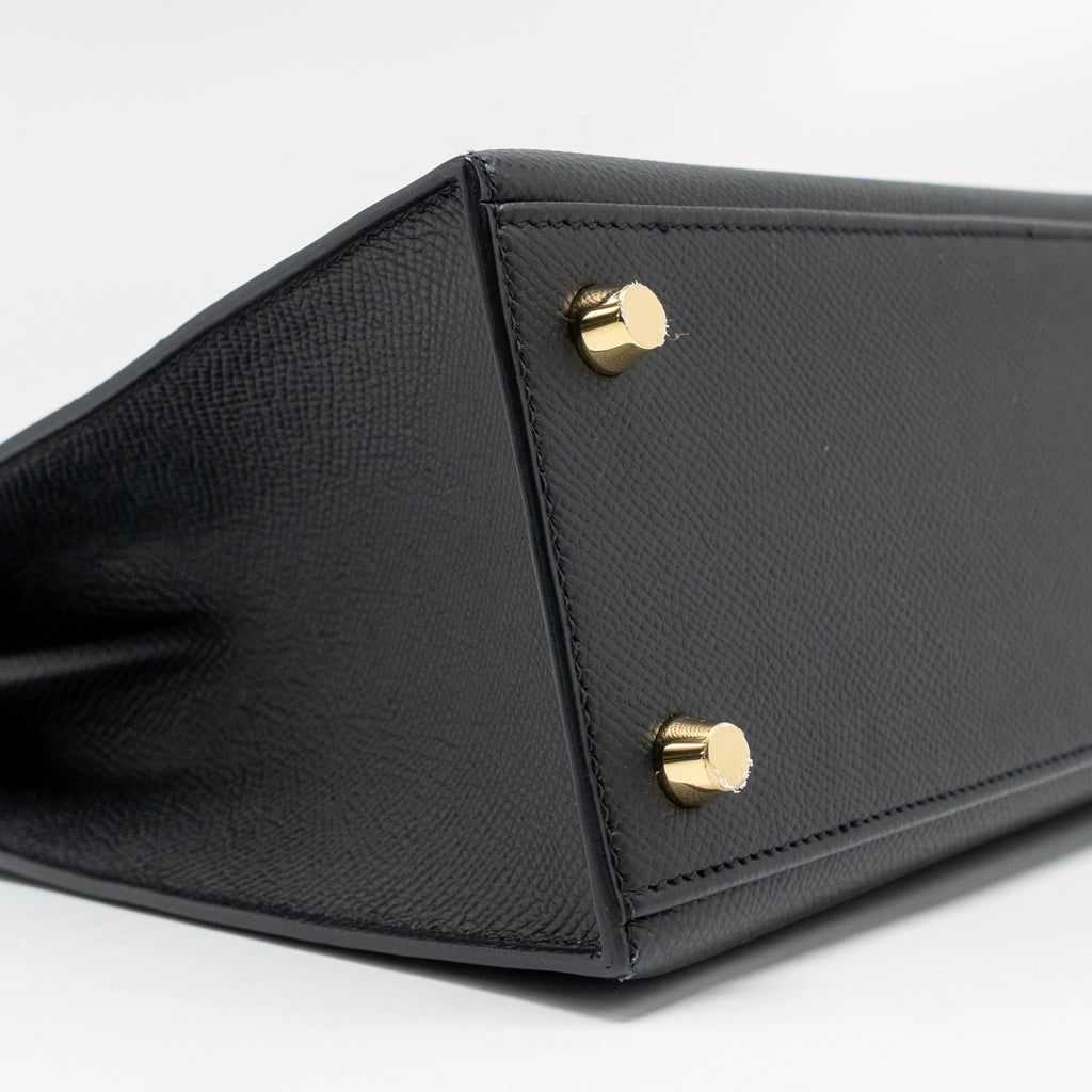 Hermes kelly 25 Epsom Black GHW