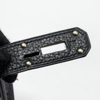 HERMES SHOULDER BIRKIN CLEMENCE BLACK SHW