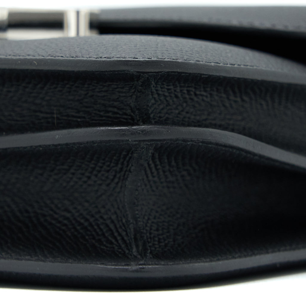 Hermes Mini Constance Epsom Black SHW