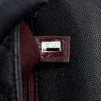 CHANEL COCO HANDLE EXTRA MINI BLACK EMBOSSED HANDLE LGHW