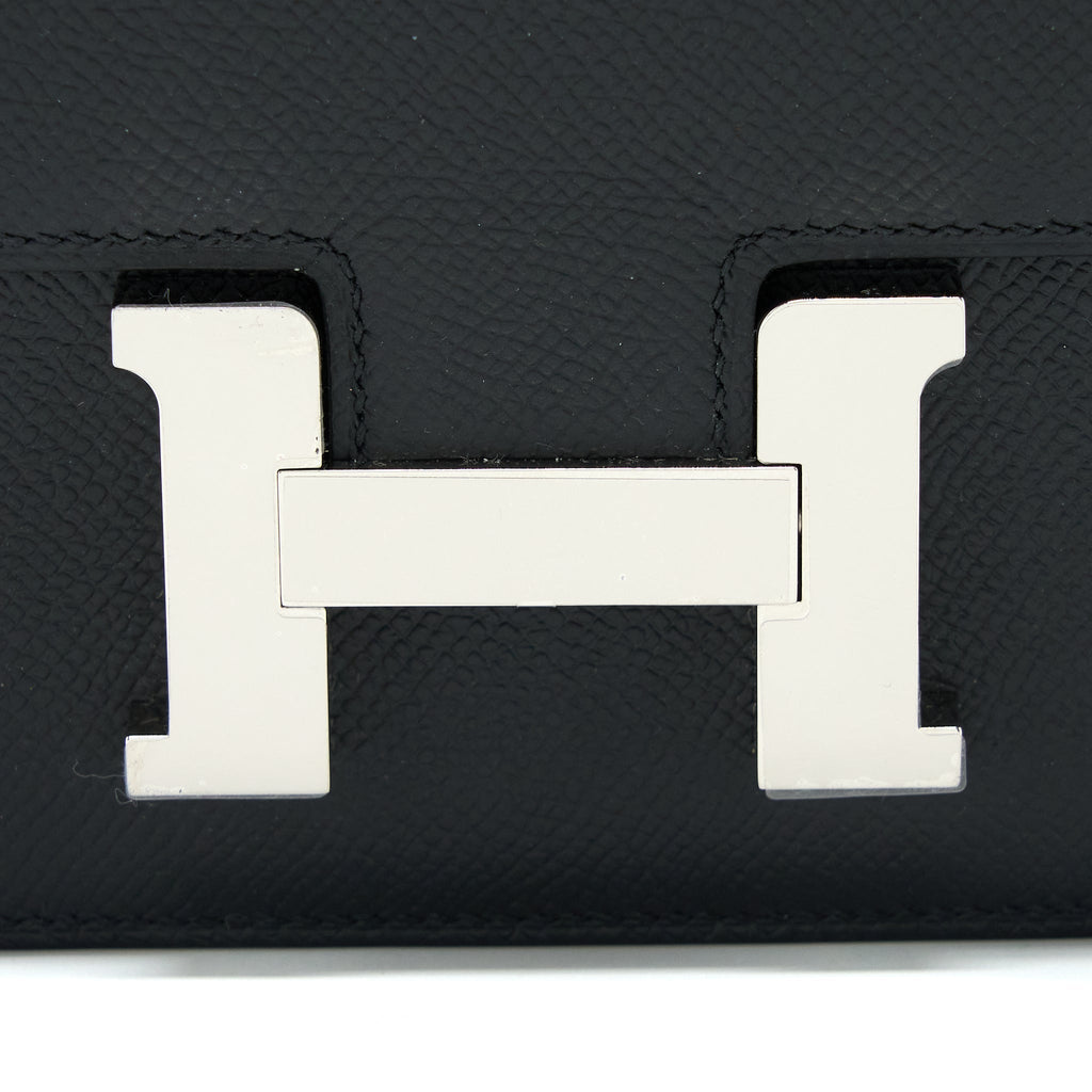 Hermes Mini Constance Epsom Black SHW