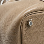 Hermes picotin 18 lock bag clemence Etoupe SHW