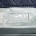 CHANEL XXL AIRLINE CLASSIC FLAP BAG IN NAVY SHW