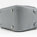 Hermes mini lindy II clemence gris Pantin SHW