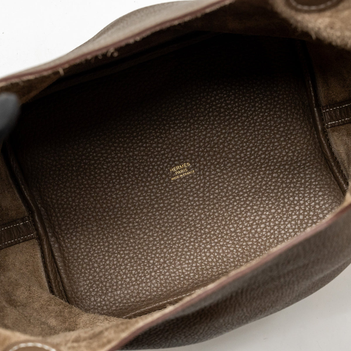 Hermes Picotin 22 Lock Bag Clemence Etoupe GHW