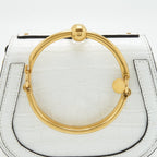 CHLOE NILE SHOULDER BAG WHITE GHW