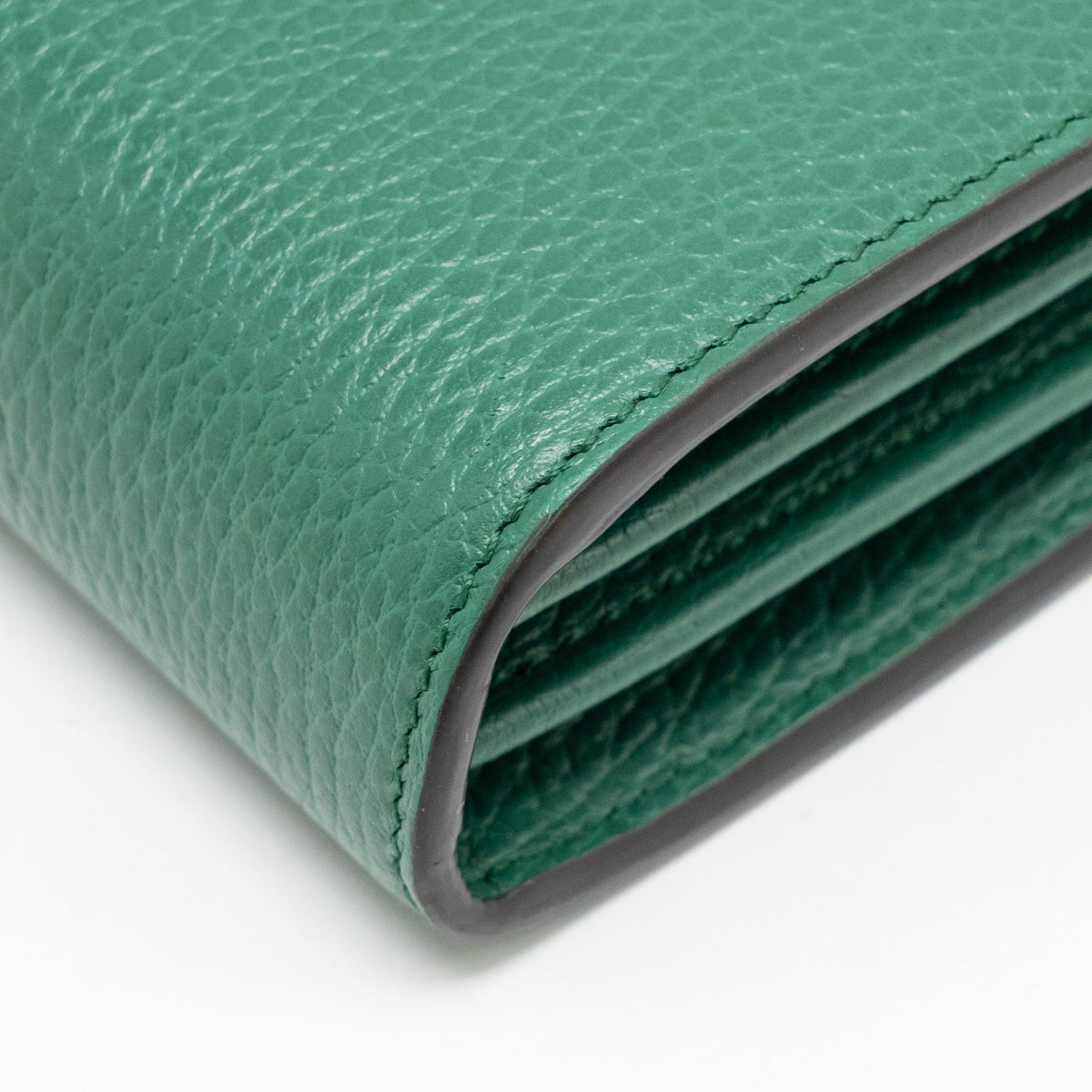 GUCCI MINI DIONYSUS WALLET ON CHAIN CALFSKIN GREEN MULTICOLOUR HARDWARE