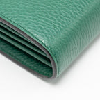 GUCCI MINI DIONYSUS WALLET ON CHAIN CALFSKIN GREEN MULTICOLOUR HARDWARE