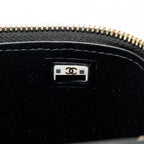 CHANEL TOP HANDLE MINI VANITY WITH CHAIN LAMBSKIN BLACK LGHW (MICROCHIP)