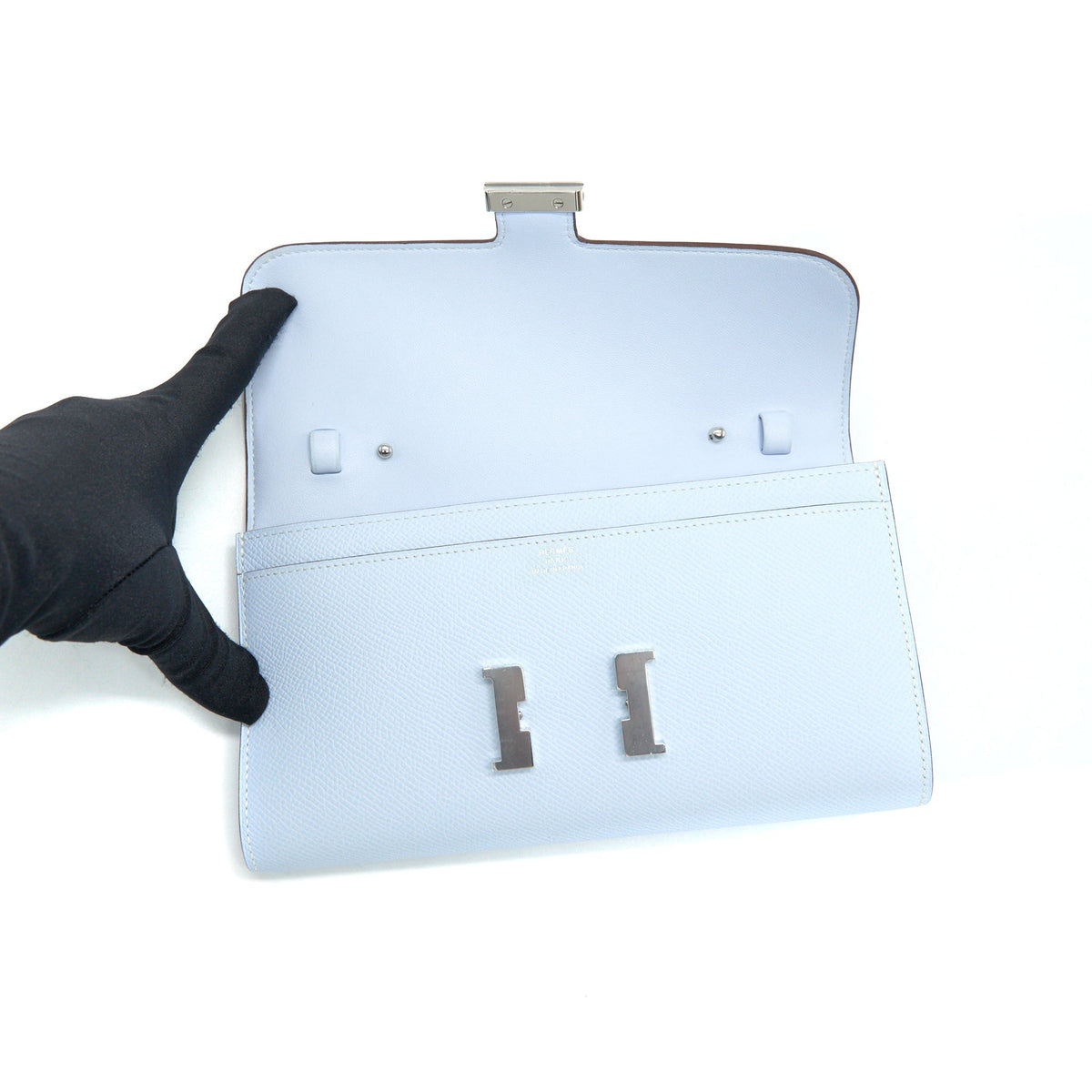 Hermes Constance To Go T0 Blue Brume SHW