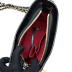 CHANEL SMALL GABRIELLE HOBO BAG BLACK WITH MULTICOLOUR HARDWARE (MICROCHIP)