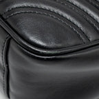 GUCCI MEDIUM GG MARMONT SHOULDER BAG CALFSKIN BLACK GHW