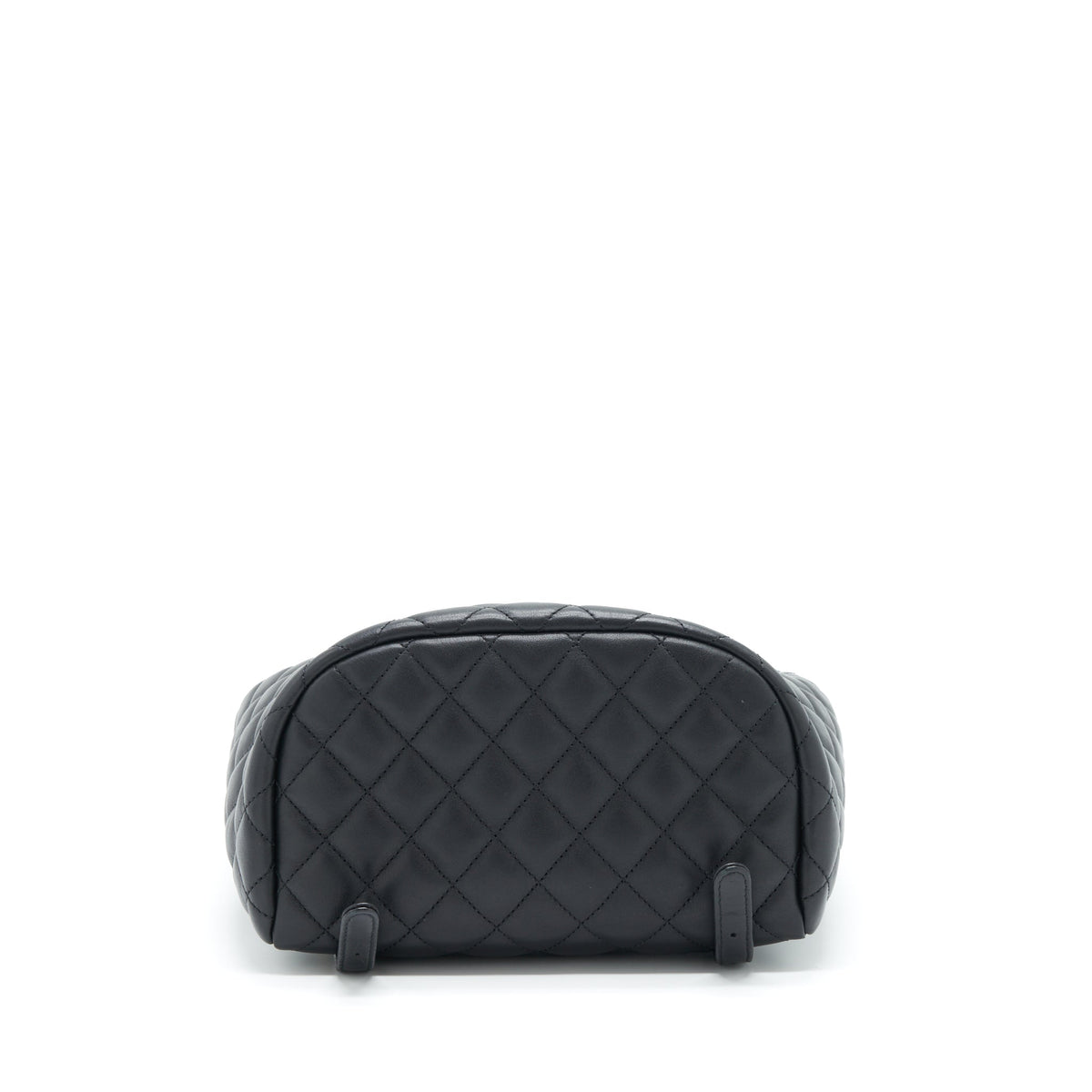 CHANEL QUILTED BACKPACK CALFSKIN BLACK GHW