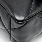 CHANEL LARGE 19 BAG LAMBSKIN BLACK GHW