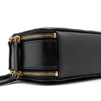 CHANEL LETTER TOP HANDLE SMALL VANITY CASE CAVIAR BLACK BRUSHED GHW(MICROCHIP)
