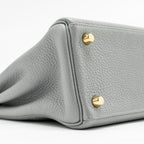 Hermes Kelly 25 Togo Gris Mouette GHW
