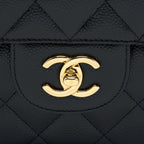 CHANEL JUMBO CLASSIC FLAP BAG CAVIAR BLACK GHW