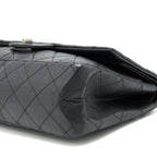 CHANEL 2.55 227 REISSUE CALFSKIN BLACK RUTHENIUM HARDWARE