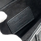 DIOR MINI SADDLE BAG CALFSKIN SO BLACK