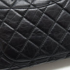 CHANEL 2.55 227 REISSUE CALFSKIN BLACK RUTHENIUM HARDWARE