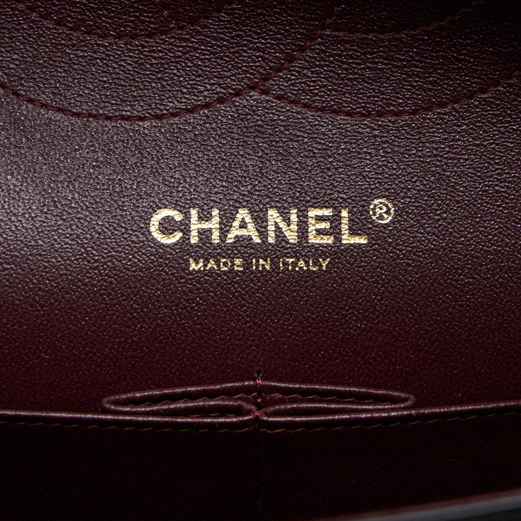 CHANEL JUMBO CLASSIC DOUBLE FLAP BAG LAMBSKIN BLACK GHW