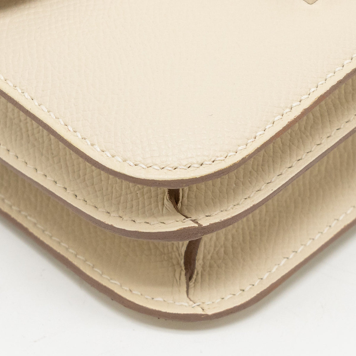 Hermes Mini Constance Epsom Craie SHW