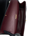 CHANEL JUMBO CLASSIC DOUBLE FLAP BAG LAMBSKIN BLACK GHW
