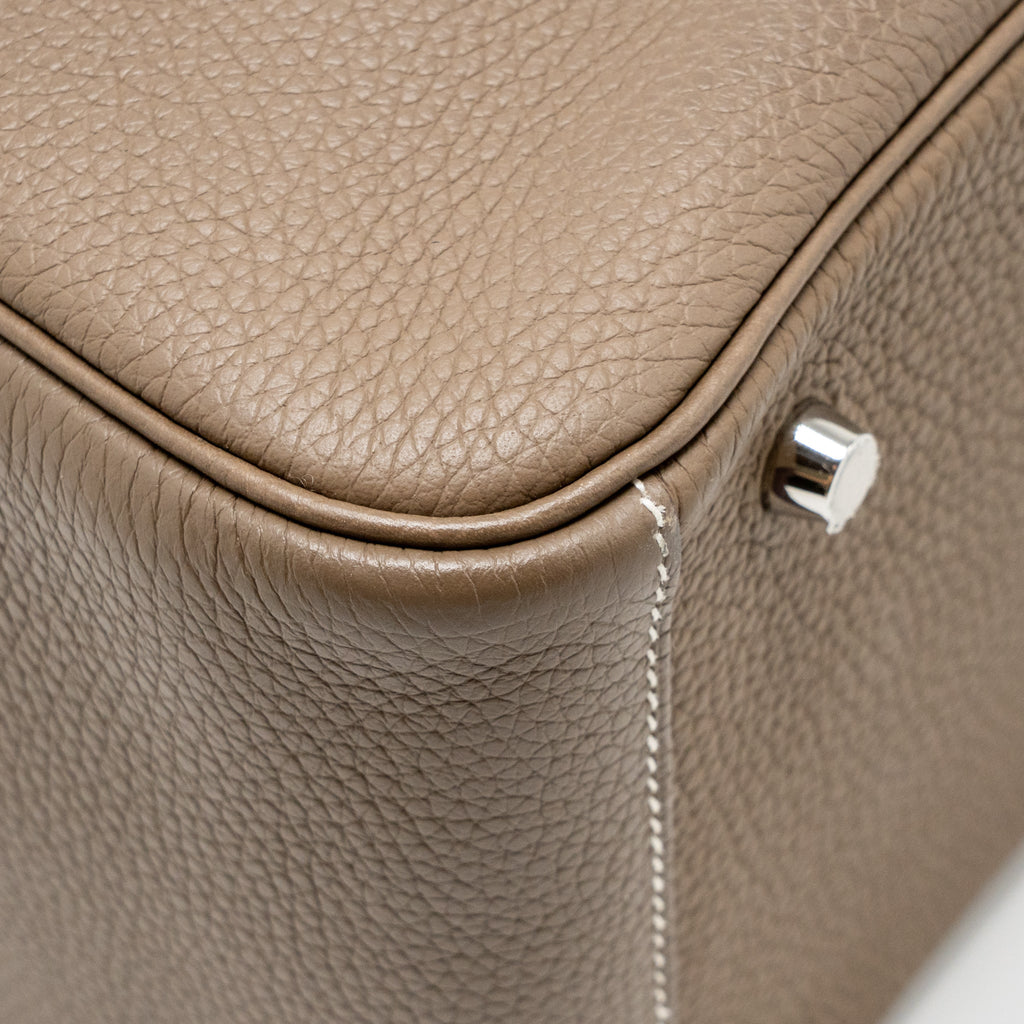 Hermes Lindy 30 Clemence Etoupe SHW