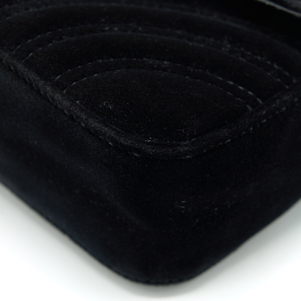 GUCCI MINI MARMONT VELVET BLACK GHW