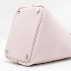 Hermes Picotin 18 Lock Bag Clemence Mauve Pale SHW