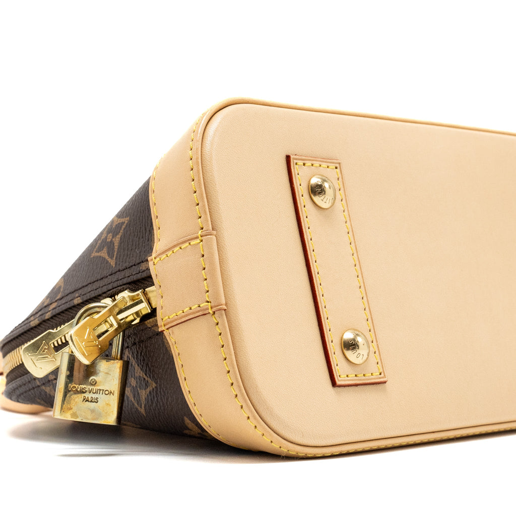LOUIS VUITTON ALMA BB MONOGRAM CANVAS GHW