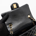 CHANEL EGYPTIAN AMULET MINI RECTANGULAR FLAP BAG LAMBSKIN BLACK GHW