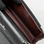 CHANEL CLASSIC WALLET ON CHAIN CAVIAR BLACK SHW (MICROCHIP)