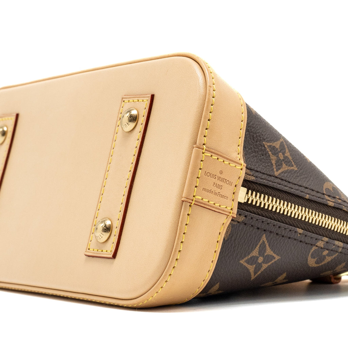 LOUIS VUITTON ALMA BB MONOGRAM CANVAS GHW