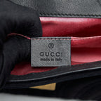 GUCCI MINI MARMONT VELVET BLACK GHW