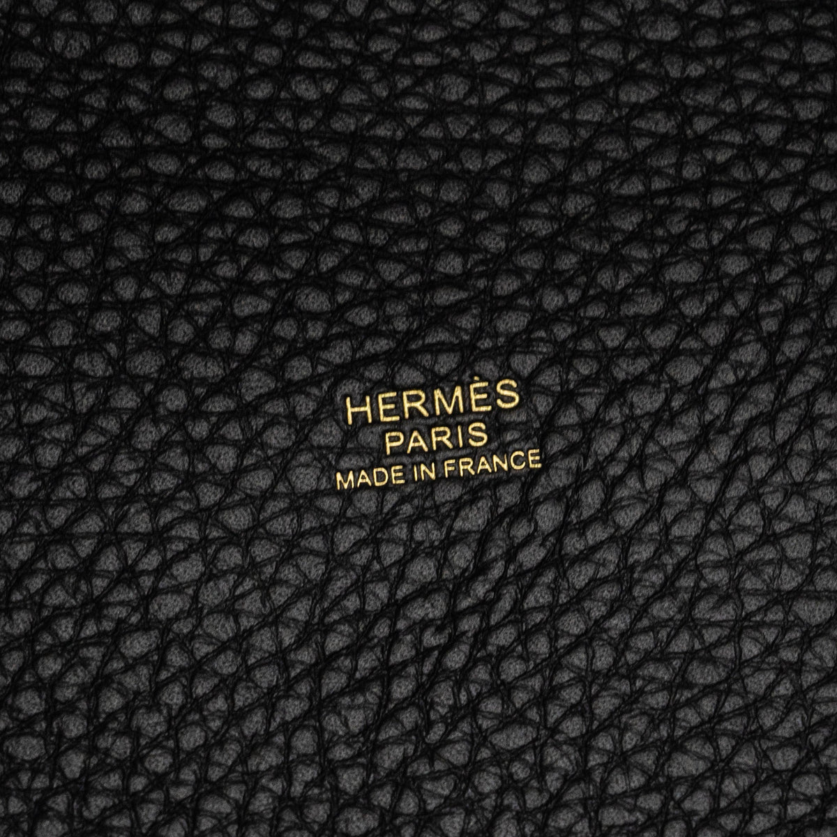 HERMERS PICOTIN 18 LOCK BAG CLEMENCE BLACK GHW