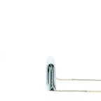 CHANEL 22P WALLET ON CHAIN WITH CC LOGO CHAIN CAVIAR LIGHT BLUE LGHW