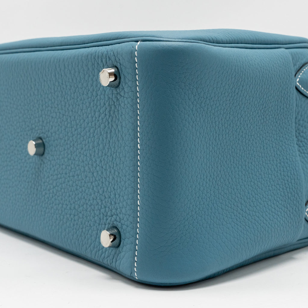 Hermes Lindy 26 Clemence New Blue Jeans SHW