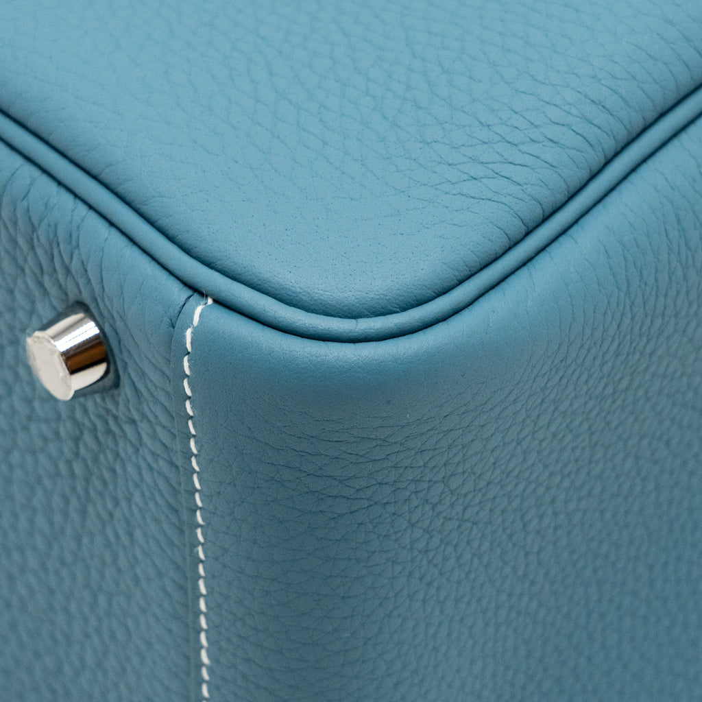 Hermes Lindy 26 Clemence New Blue Jeans SHW